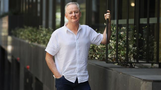 Departing CEO of Nine Hugh Marks in North Sydney on Sunday. Picture: Jane Dempster