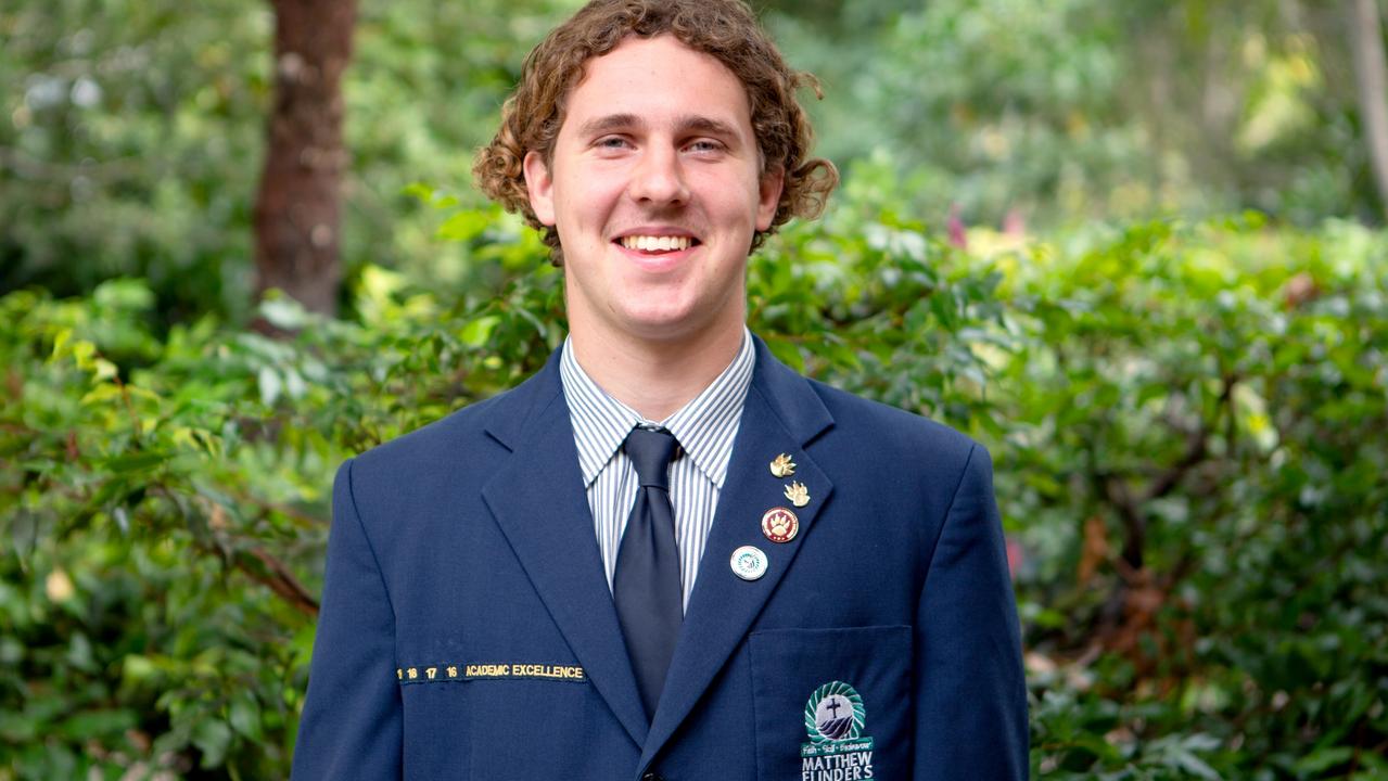 Matthew Flinders Anglican College student Mitch Lehmann