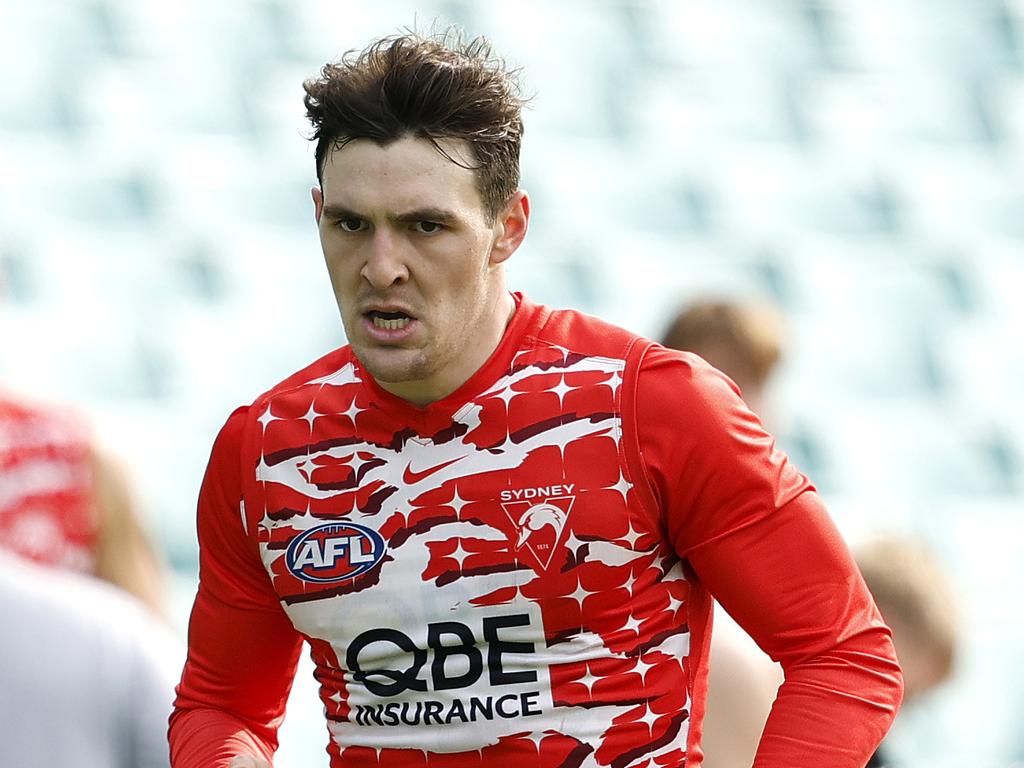 Errol Gulden’s injury has headlined a long list for the Swans in 2025 which has severely tested their depth. Picture: Phil Hillyard