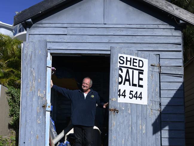 Boatshed up for sale.Property Owner Matt Short.2C Hazel Place, Burraneeer but the seller of the property says it is much easier to get there by boat. For sale with a 2m wide beach for $350,000.Picture's Darren Leigh Roberts