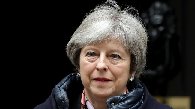 Theresa May has secured US support for retaliatory action against Russia. Picture: Getty Images.