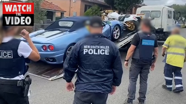 Police seize luxury vehicles and a motorcycle valued over $2m