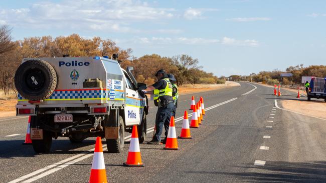 NT/SA border in 2020. Photo: EMMA MURRAY