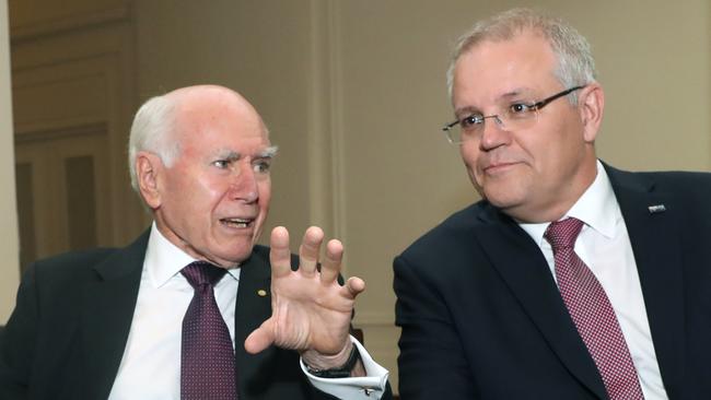 If Morrison truly wants to make a stand he should follow former PM John Howard’s lead on One Nation. Picture: Gary Ramage