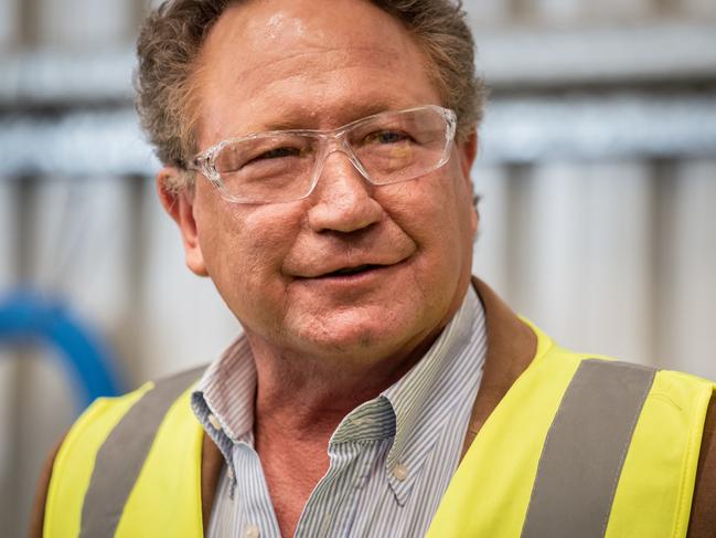 EMBARGOED MONDAY 18th October 2021 .  PERTH:Sept 13, 2021: Andrew Forrest, Chairman, at the FMG Hazelmere facility near Perth in Western Australia. Pic:Tony McDonough