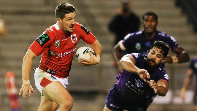 Gareth Widdop in action for the Dragons against the Storm. Picture: Mark Evans