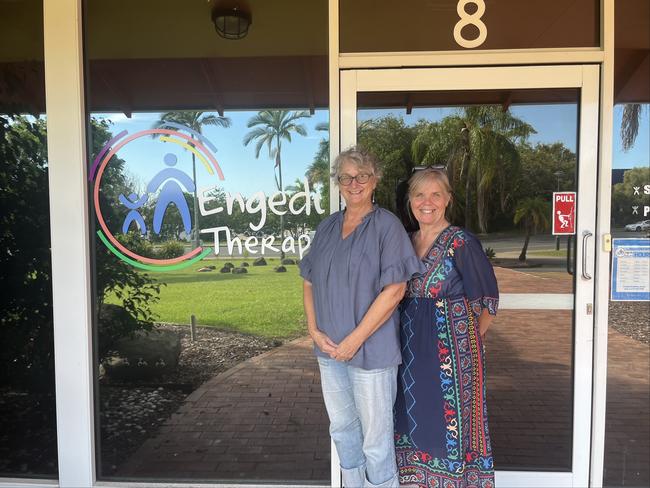 Secretary Manager Marijan Bigby and Therapist Pauline Sauce at the Engedi Hub in Mount Pleasant, January 25, 2025