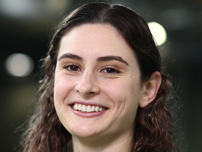 BRISBANE, AUSTRALIA - JUNE 17: Maddison Keeney poses during the Australian 2024 Paris Olympic Games Diving Squad Announcement at Brisbane Aquatic Centre on June 17, 2024 in Brisbane, Australia. (Photo by Chris Hyde/Getty Images)