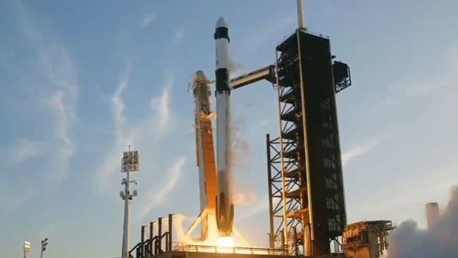 SpaceX launches crew to relieve abandoned astronauts. Picture: X@SpaceX