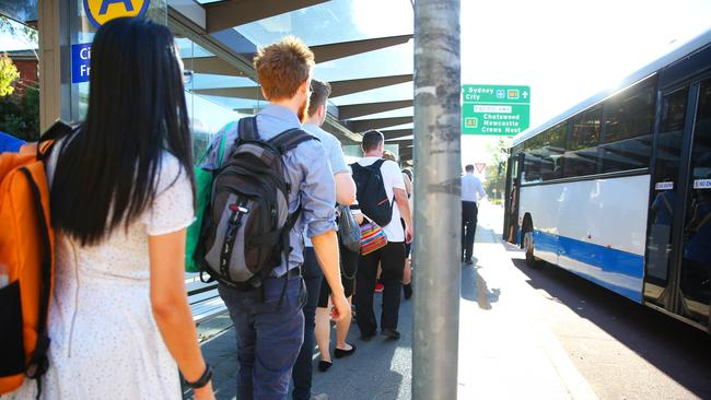Buses on the north shore would be run by private operators under the plan.