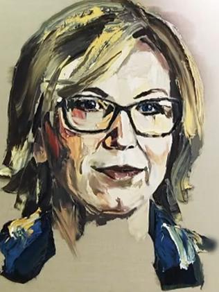 The finished portrait by Anh Do.