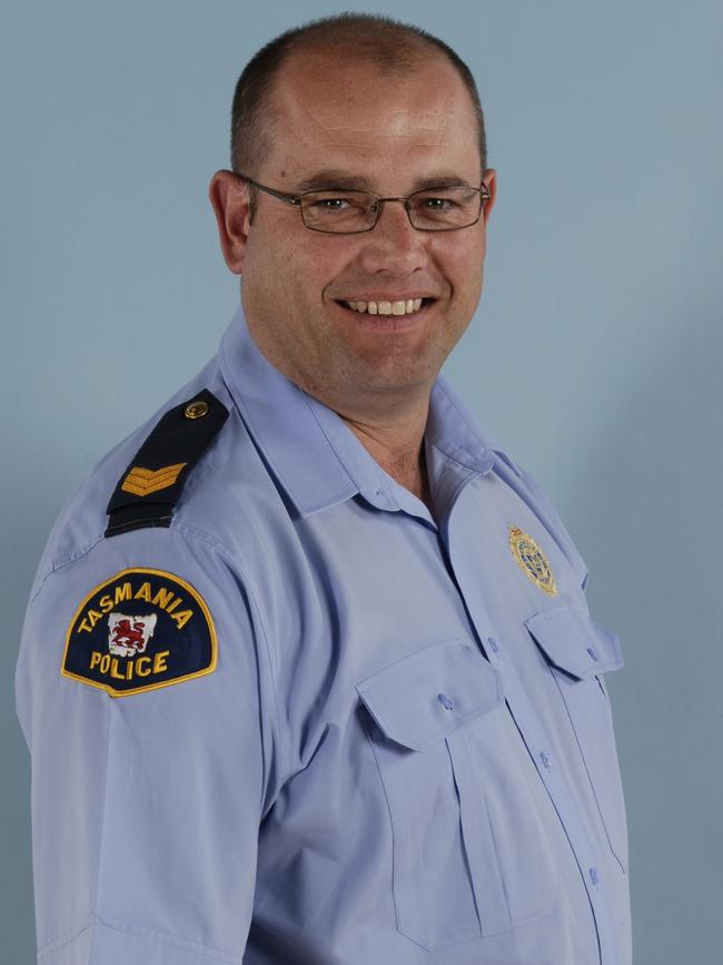 Tasmania Police sergeant Rob Cooke.