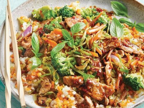 2024 healthy dinners: Chilli pork.