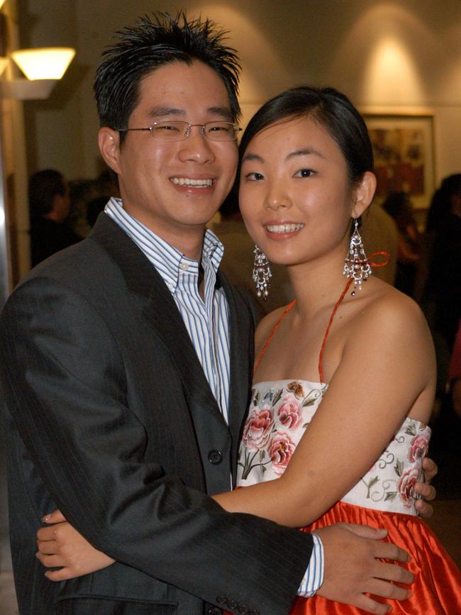 MAY 28, 2005: Reporter: Jasmine Griffiths. Hillcrest Christian College formal at the Crowne Plaza, Surfers Paradise. Jamie Lee 23 years and Katie Lee 19 years. PicFiona/Harding