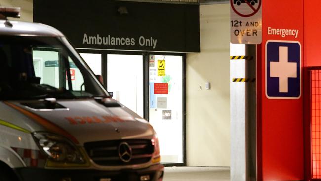 A man has presented at Mount Druitt Hospital with a gunshot wound to the neck. Around 11:30pm the man's brother and another man dropped the victim at the Hospital. He was transferred to Westmead Hospital in a serious condition to undergo surgery. The man and his family are refusing to speak with Police. At this time no crime scene has been established. Emergency entrance to Mount Druitt Hospital. Pics Bill Hearne