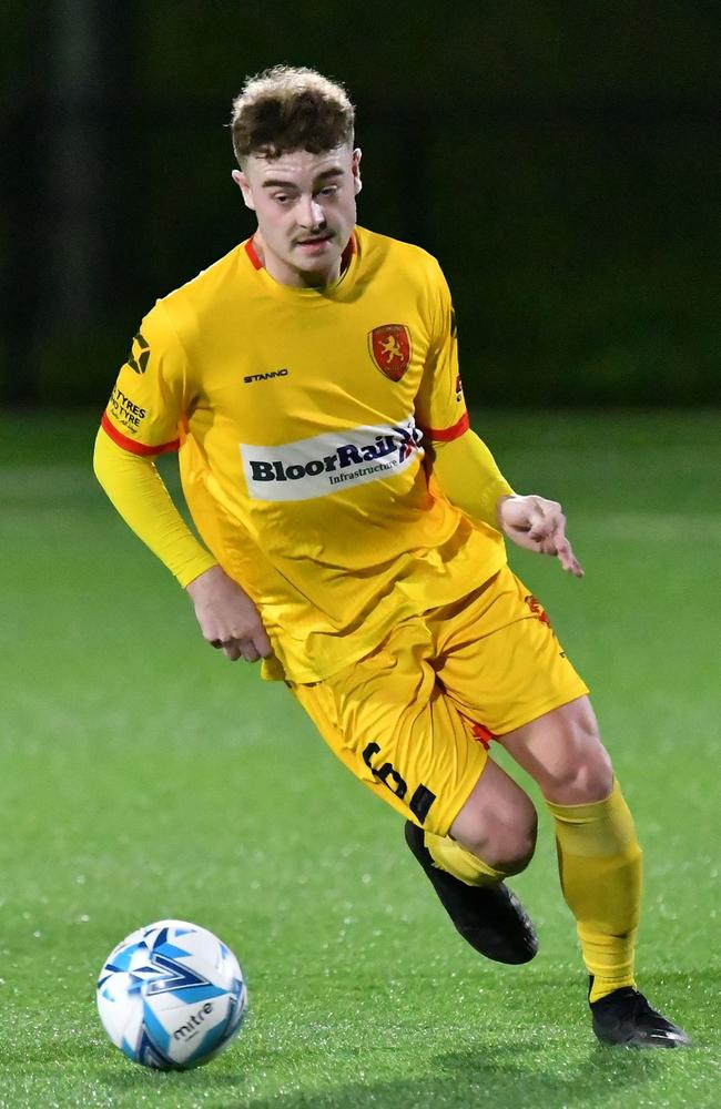 Wollongong United’s box-to-box midfielder Will Nattrass. Picture: Richie Wagner