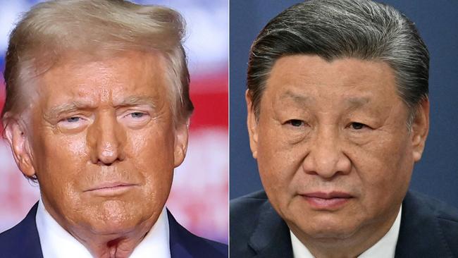 US President-elect Donald Trump and Chinese President Xi Jinping. The Trump administration will come in seeing competition with China as its single biggest foreign and defence policy issue. Pictures: Charly Triballeau and Elvis Barukcic/AFP