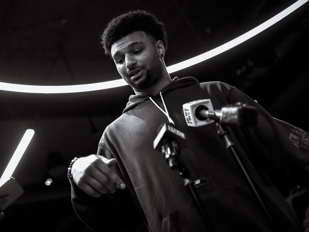 Jamal Murray of the Denver Nuggets poses for shot in his City News  Photo - Getty Images