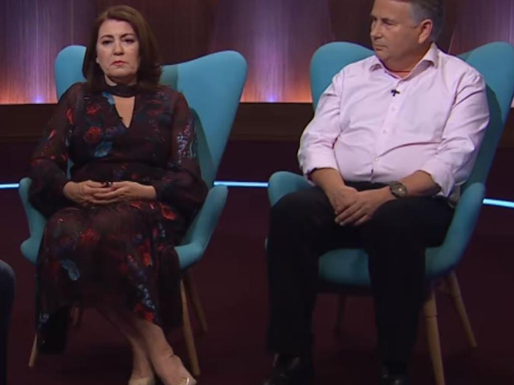 Viewers were deeply touched by Ralph and Kathy Kelly’s raw interview with Andrew Denton. Picture: Channel 7