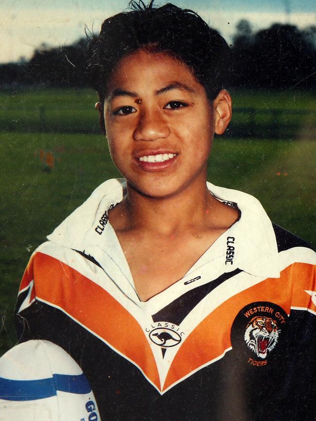 Simona has played rugby league since he was a little boy.