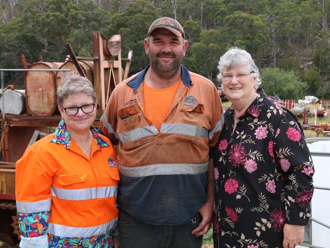 TP Bennett and sons family: Tammy Price business manager, Neil Bennett director and their mother Carol Bennett at the multi-generational farm at Ranelagh. Picture: Elise Kaine