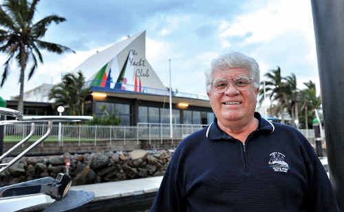 Chairman of directors John Mackay will celebrate the re-opening of the Mooloolaba Yacht Club today. Picture: John McCutcheon