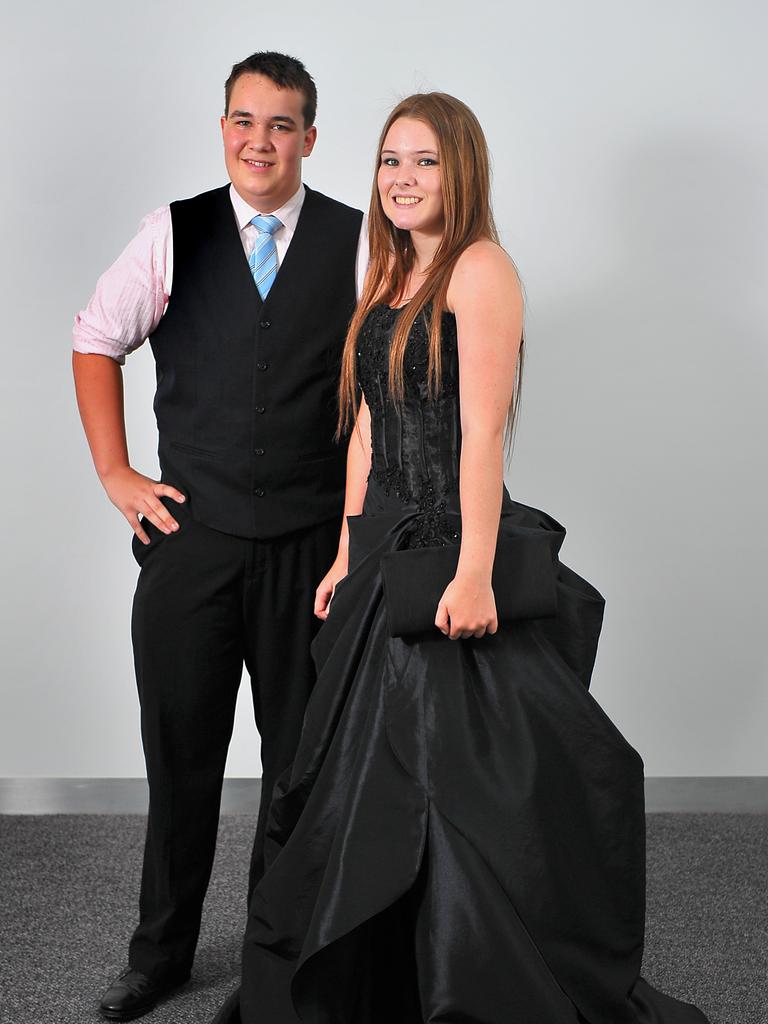 Curtis Werrett and Samantha Carpenter at the 2011 Casuarina Senior College formal at the Darwin Convention Centre. Picture: NT NEWS