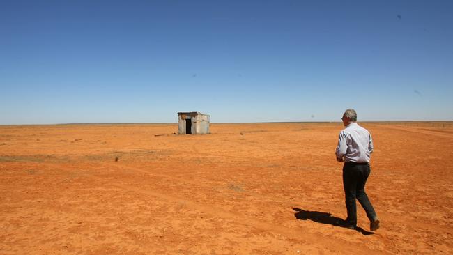 Honeymoon mine site about 80km northwest of Broken Hill. Picture: Greg Cochrane.