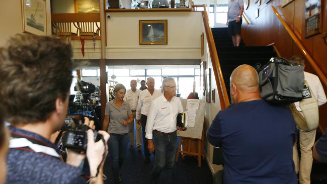 The winner of the Sydney-Hobart, Wild Oats XI, was in doubt until a protest hearing at the Royal Yacht Club of Tasmania gave the crew the all clear. Picture: MATT THOMPSON