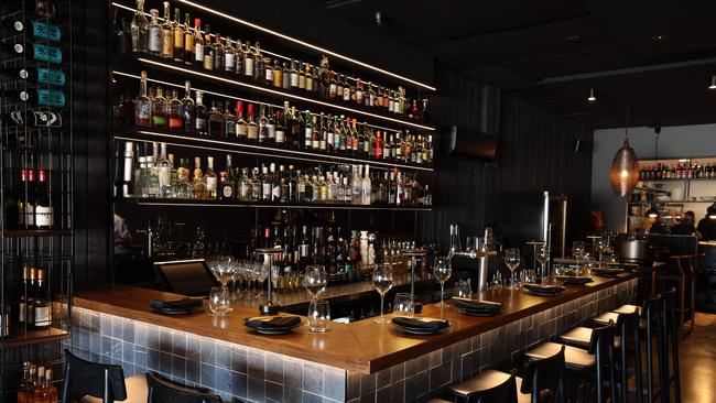 The bar area at the new Baby Mama at Nobby Beach. Picture: Glenn Hampson.