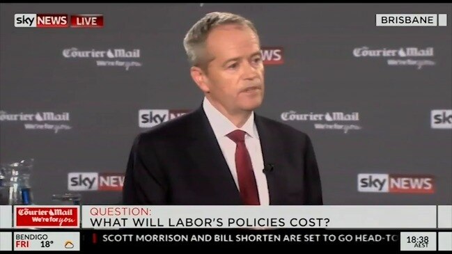 People's Forum: Shorten on policy costings