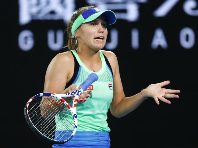 It was a rollercoaster of a final, in which Kenin had some emotional moments.