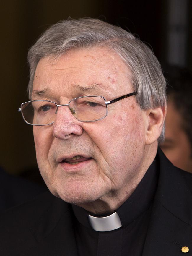 The submission argued that Cardinal Pell should be believed over his denial of bribe claims. Picture: AP