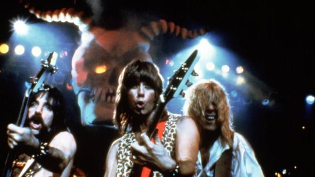 Harry Shearer, left, as Derek Smalls in ‘This Is Spinal Tap.’ Picture: Embassy Pictures/Everett Collection