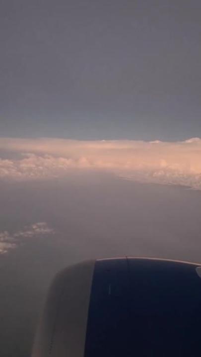 Air Passenger Captures Lightning Flashing in Thunderstorm Clouds Over Louisiana