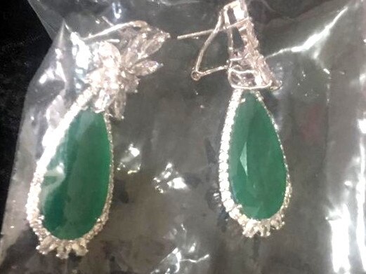 The earrings in question worth AU$550. Picture: Supplied