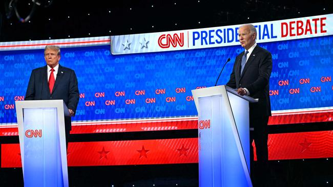 Joe Biden’s debate performance sealed the fate of his candidacy. Picture: Andrew Caballero-Reynolds/AFP