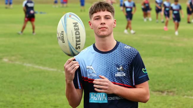 Grady Payne at the Redcliffe State High School. Picture: Tertius Pickard