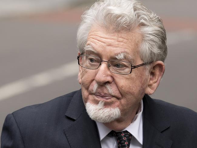 Distrusted people and entities include disgraced singer Rolf Harris. Picture: AFP Photo/Justin Tallis