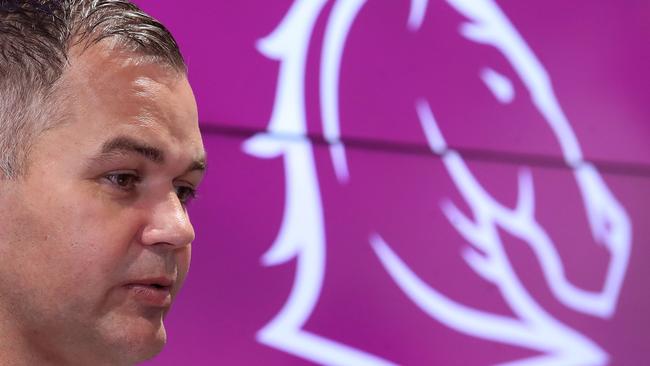 Anthony Seibold quit as coach of the Broncos. Picture: Jono Searle/Getty Images