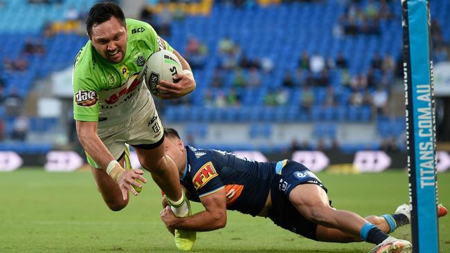 Jordan Rapana of the Raiders. Photo by Matt Roberts/Getty Images