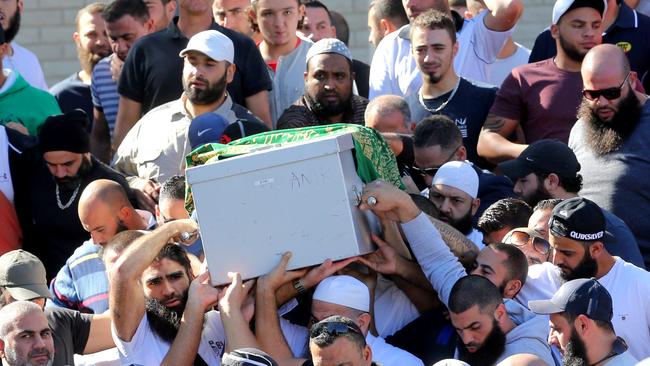 Ahmad’s funeral at Lakemba Mosque.