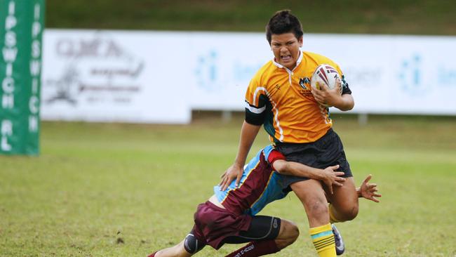 David Fifita as a junior in the Ipswich area. Photo: David Nielsen / The Queensland Times