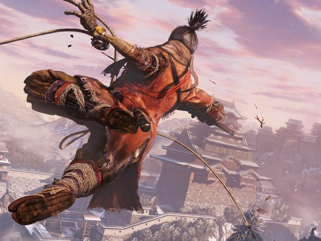 Screen shot from the video game Sekiro: Shadows Die Twice for Screen tech page.