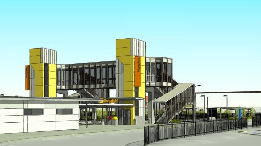 Artist’s impression of the Morayfield train station upgrade.