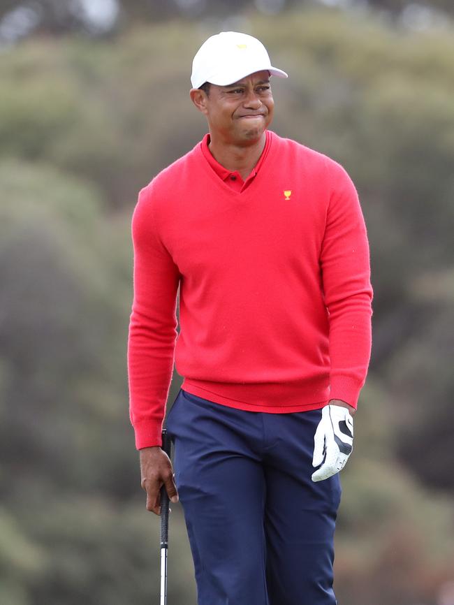 Woodbridge and golfer Tiger Woods have a longstanding friendship. Picture: Michael Klein