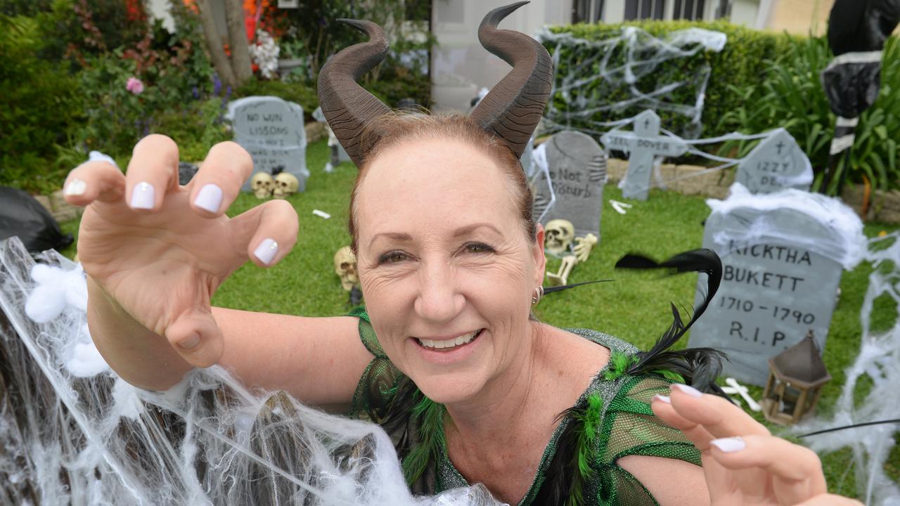 For the past eight years Marian resident Steph-Annie Sheppard has been decorating her home in an elaborate Halloween celebration. Photo: Zizi Averill