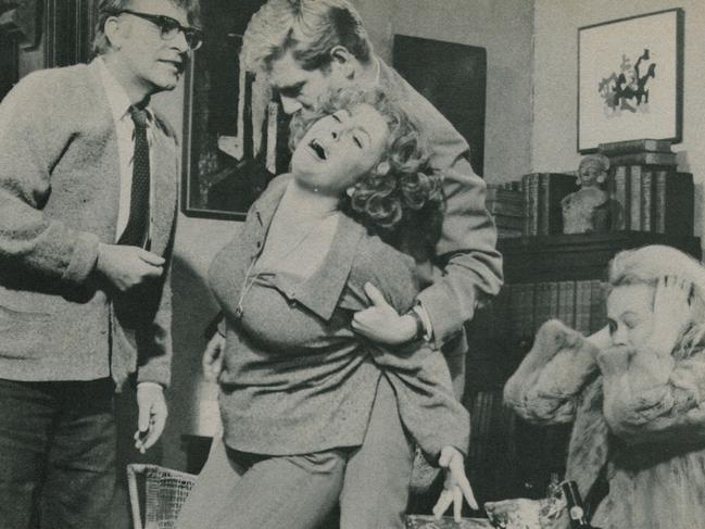 Richard Burton, George Segal, Elizabeth Taylor and Sandy Dennis in the 1966 film Who’s Afraid of Virginia Woolf?
