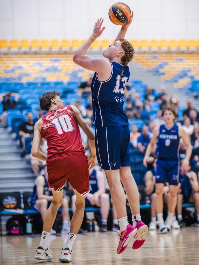 Austin Rapp during the Under-20 Nationals boys gold medal match. Picture: Taylor Earnshaw