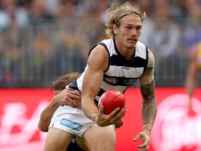 Tom Stewart was starring in a local Geelong league before joining the VFL. Pic: Getty Images